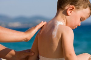 Using a broad-spectrum sunscreen can prevent skin cancer like melanoma and basal cell carcinoma.