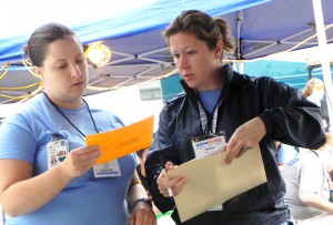 UVA employee Robyn Reynolds recently volunteered at the Remote Area Medical Clinic (RAM) in Wise, Va.