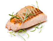 salmon filet with herbs