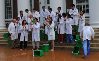 UVA Department of Neurology takes the ALS ice bucket challenge.