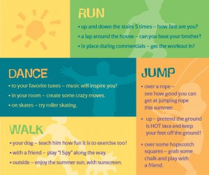 fun exercise infographic