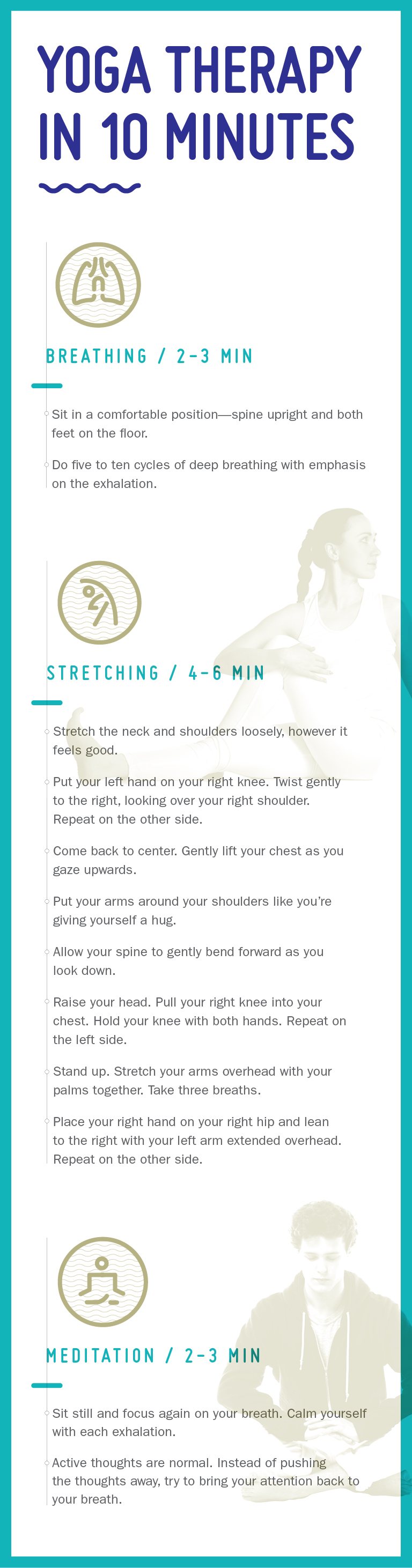 10-minute medical yoga therapy workout