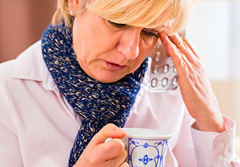 A cough or sore throat that doesn't respond to treatment may be a cancer symptom. 