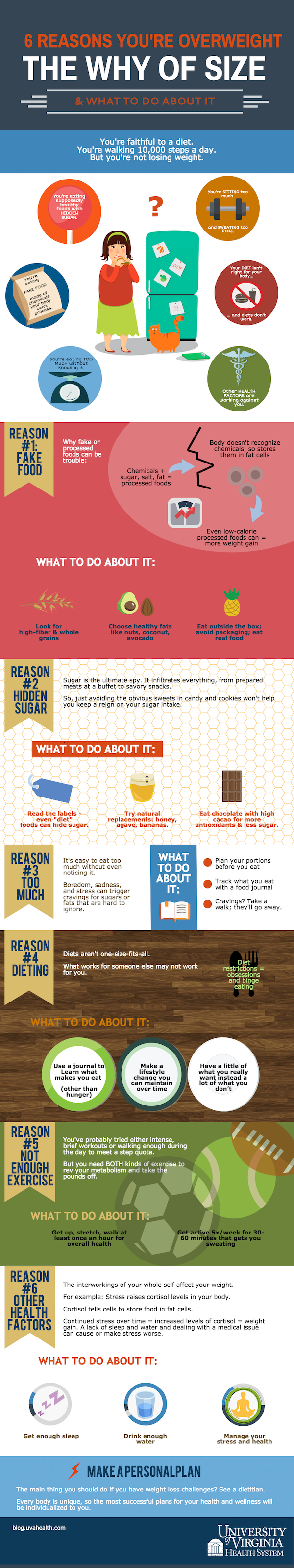 infographic 6 reasons you're overweight