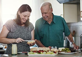 Having trouble buying and preparing food is one of the effects of aging