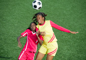 concussions in female athletes are common in sports like soccer