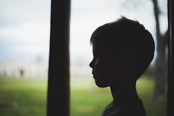 Child in profile