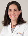 Dr. Showalter works with patients in the UVA breast care program. 