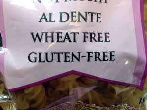Gluten-free foods are gaining popularity.