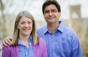 Neurologist Ted Burns and his wife