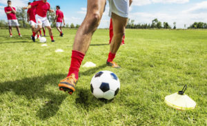 You can injure your hip through sudden movements in sports like soccer.