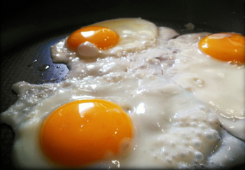 eggs cooking