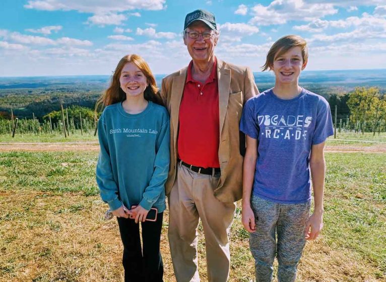 After his aortic aneurysm surgery, Norm has valued time with his grandkids.