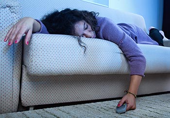 sleeping on the couch can cause the pins-and-needles feeling