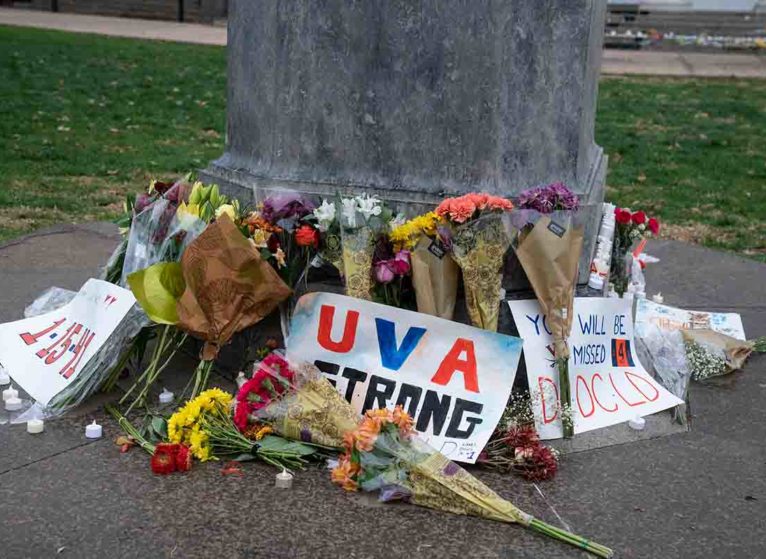 student memorials at UVA