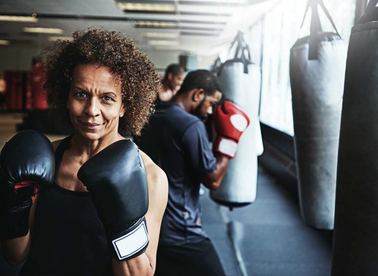 boxer fighting menopause symptoms