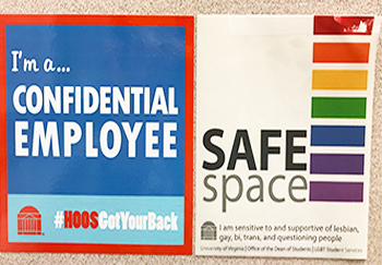 Safe space signs promote LGBTQ health