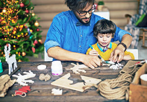 Read labels to avoid making holiday crafts with toxic art supplies.