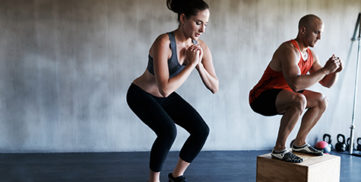 an intense workout