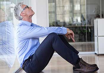 Male menopause shows up in men as lethargy, depression.