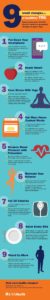 9 healthy changes infographic