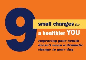 9 healthy changes infographic