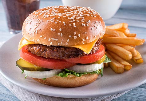 Is impossible burger healthier than hamburger
