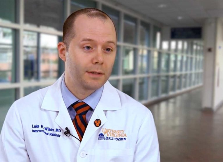 Interventional radiologist Luke Wilkins, MD