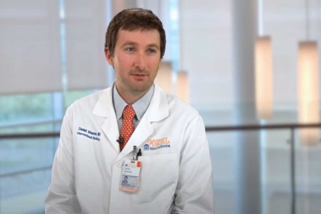 Interventional radiologist Daniel Sheeran, MD