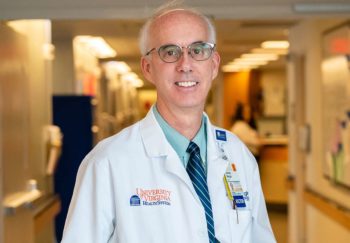 cardiologist James Bergin, MD, at UVA Medical Center