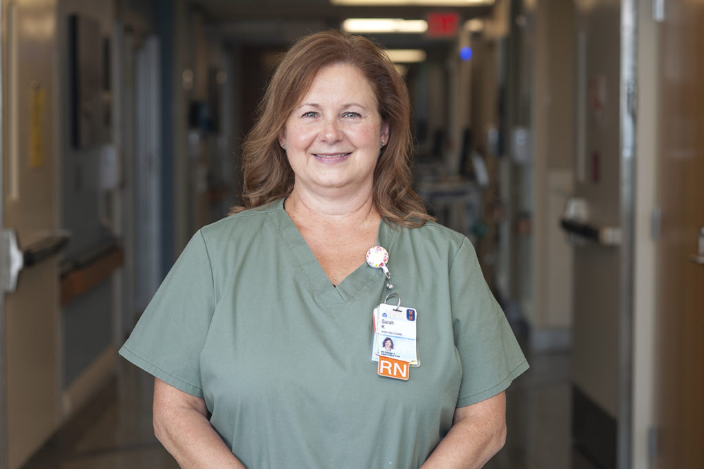 portrait of UVA Health veteran nurse Sarah Kaplan