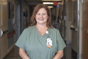 portrait of UVA Health veteran nurse Sarah Kaplan