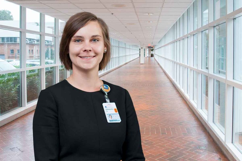 portrait of Alex Golota, UVA Health Marketing & Public Relations Specialist