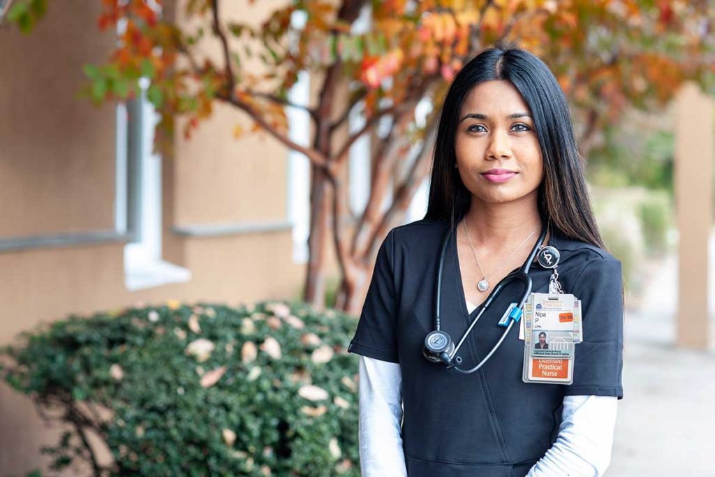 Portrait of Nipa Patel, a UVA Health geriatric nurse