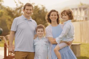 Colin Seaman and family