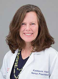 Kathleen Haden, ANP, certified adult nurse practitioner for cancer patients at UVA Health