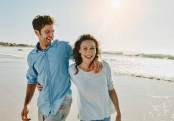 couple on the beach. In a relationship? Know the vasectomy facts