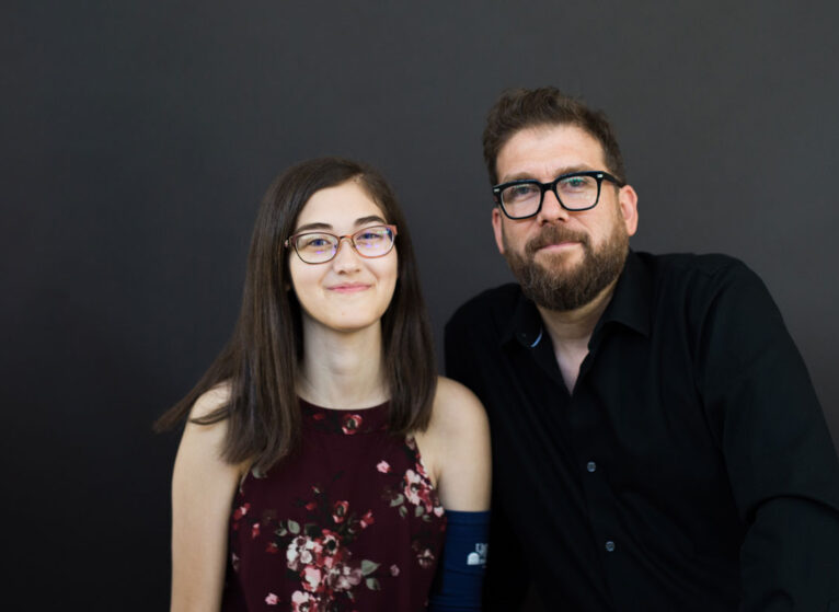 Madeline and her dad, Jeff