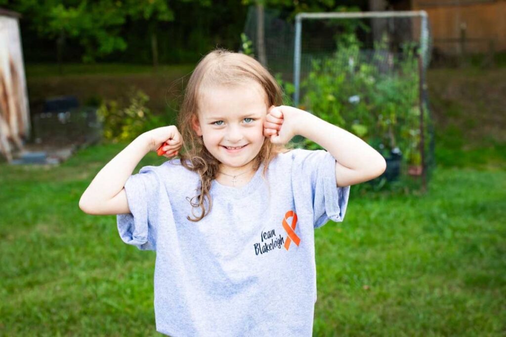 Blakeleigh was diagnosed with ALL at 5.