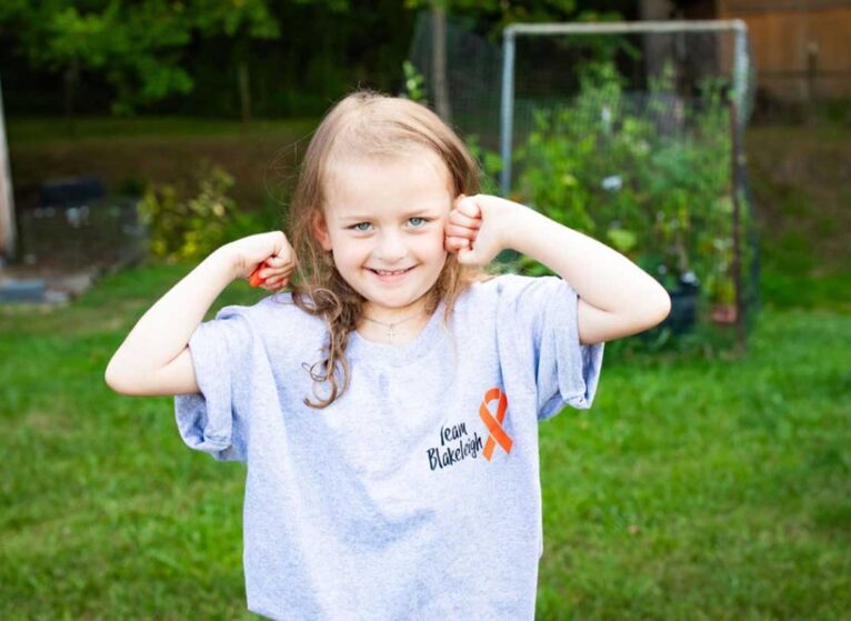 Blakeleigh was diagnosed with ALL at 5.